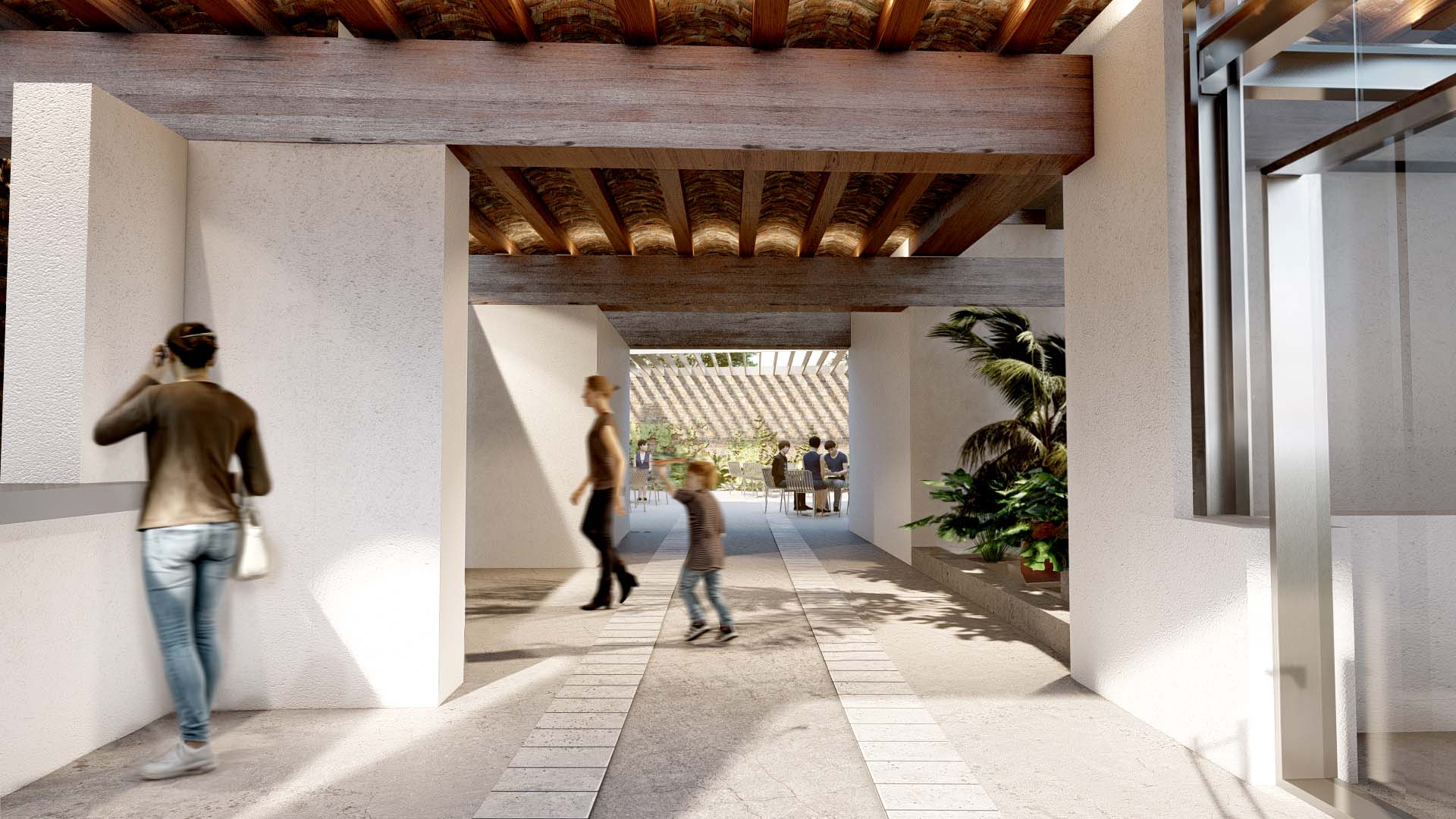 perspectiva entrada imagenes