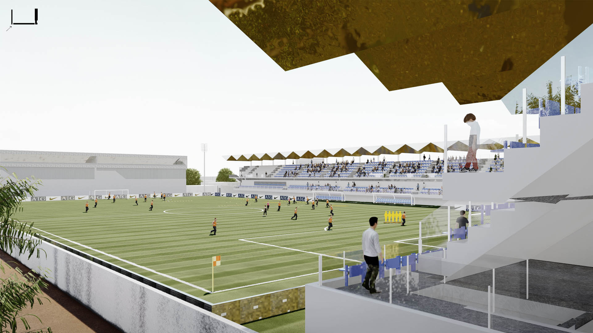 vista perspectiva gradas imagenes