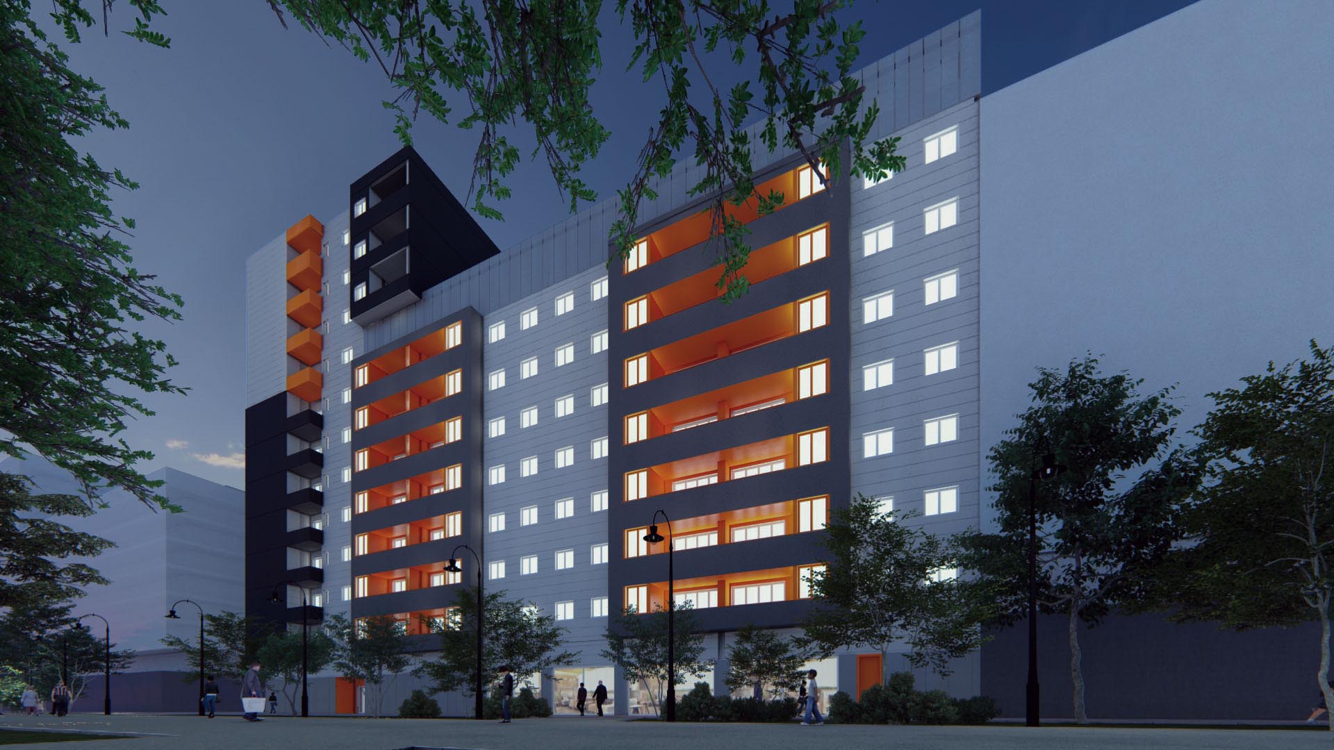 vista 3D nocturno imagenes