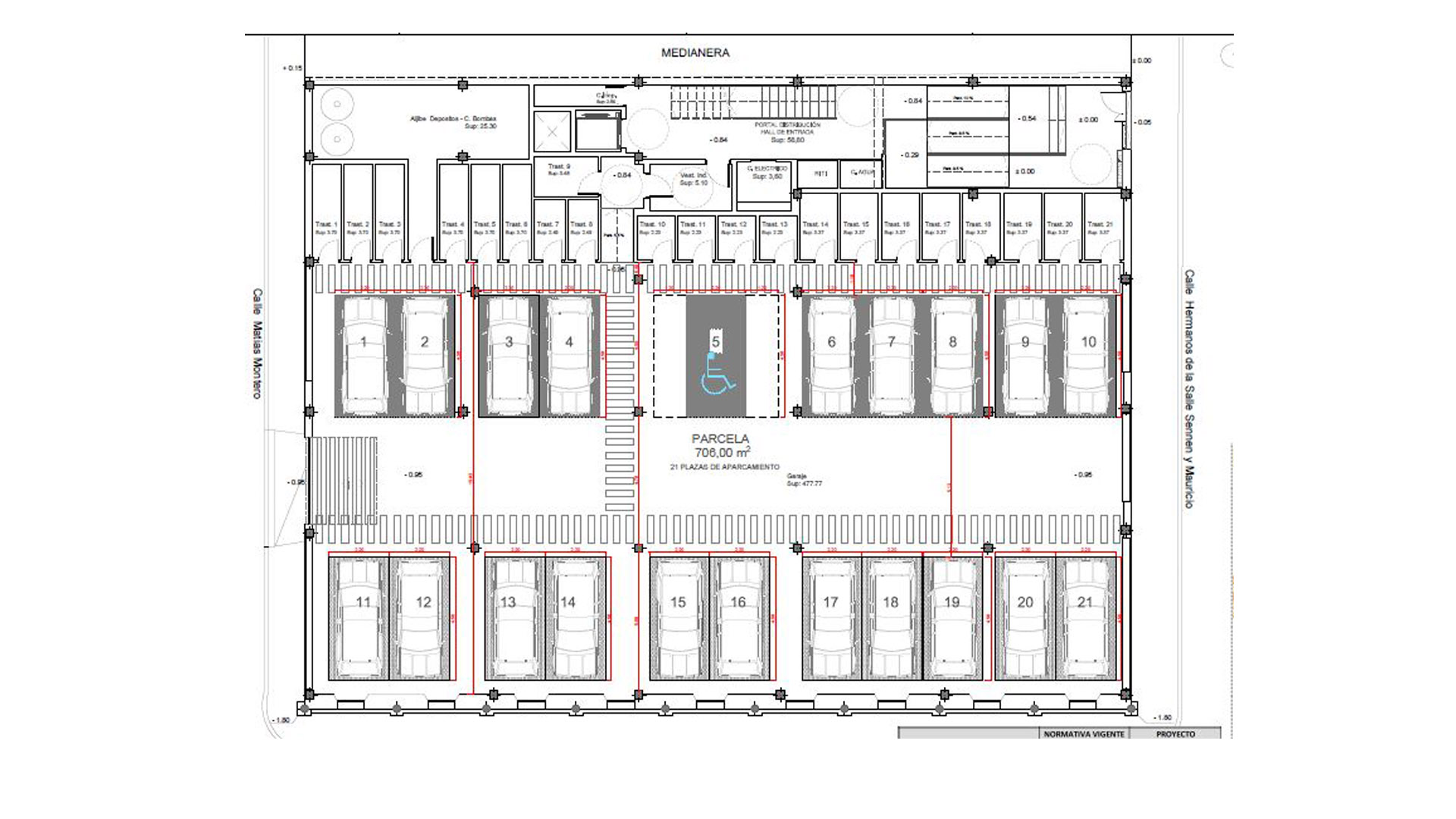 vista imagenes aparcamiento