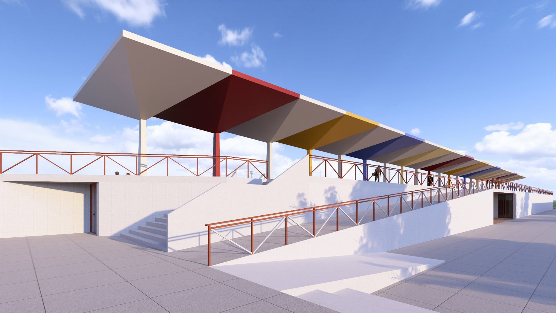 vista perspectiva posterior imagenes